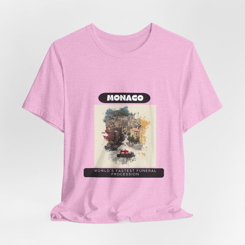 Monaco Grand Prix T-Shirt | World's Fastest Funeral Procession | Classic Tee