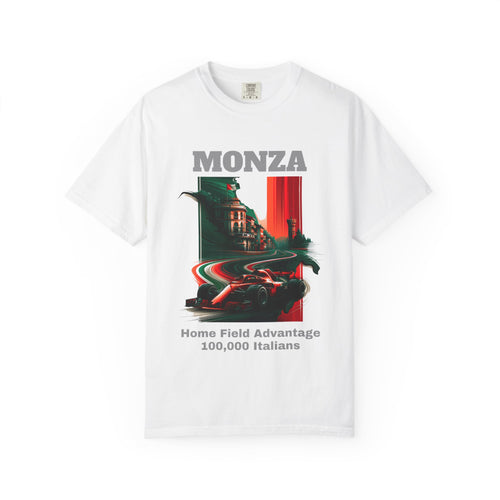 Monza Grand Prix T-Shirt | Home Field Advantage - 100,000 Italians | Heavy-Weight Classic Tee (Unisex Fit)