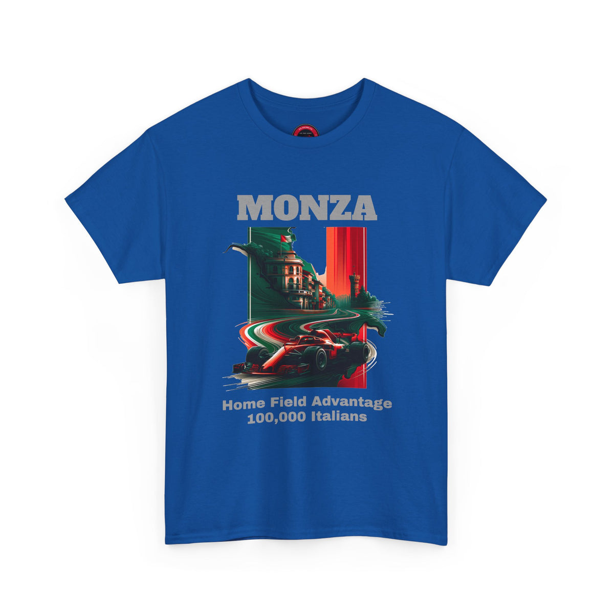 Monza Grand Prix T-Shirt | Home Field Advantage - 100,000 Italians | Traditional-Weight Classic Tee (Unisex Fit)