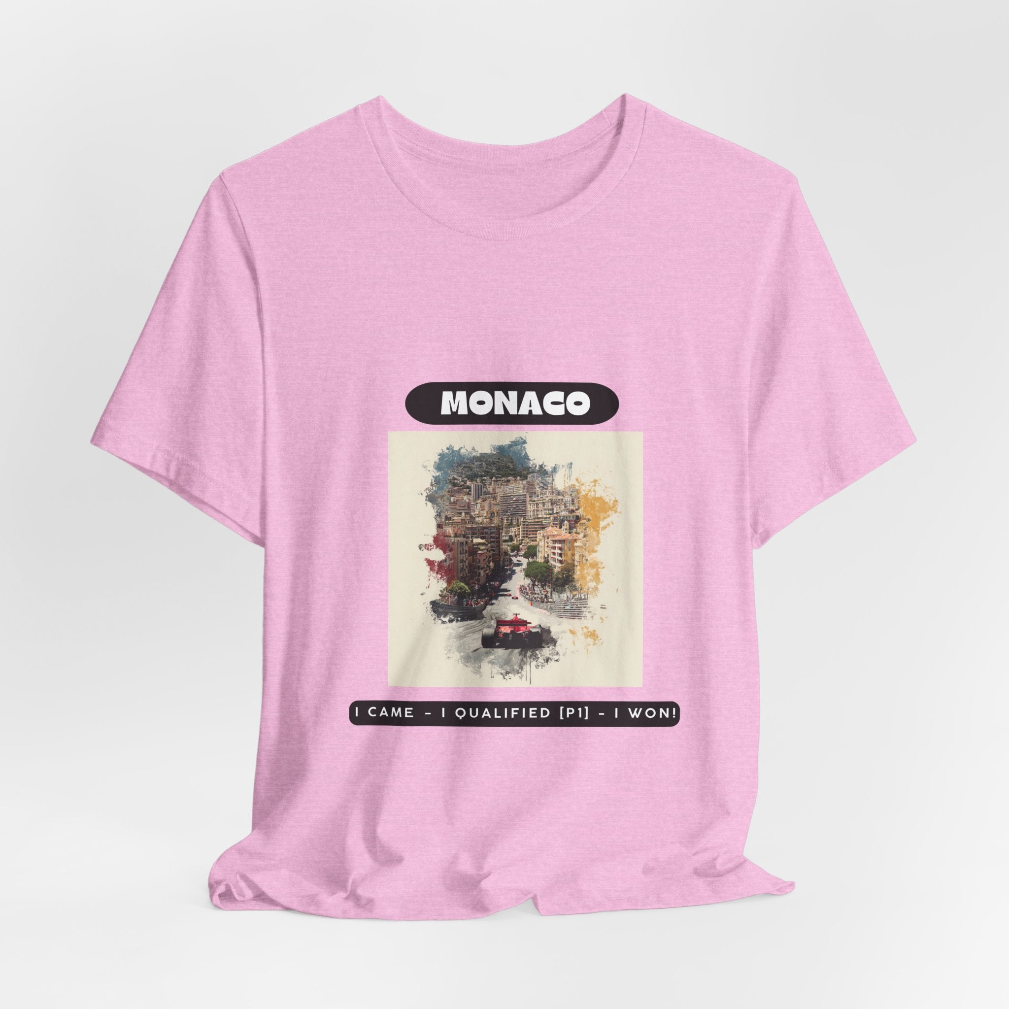 Monaco Grand Prix T-Shirt | I Came - I Qualified [P1] - I Won! | Classic Tee