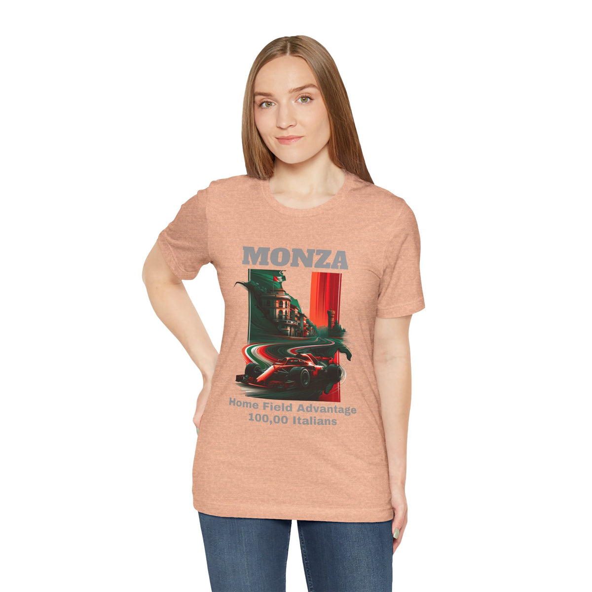 Monza Grand Prix T-Shirt | Home Field Advantage - 100,000 Italians - Light-Weight Classic Tee (Female Fit)