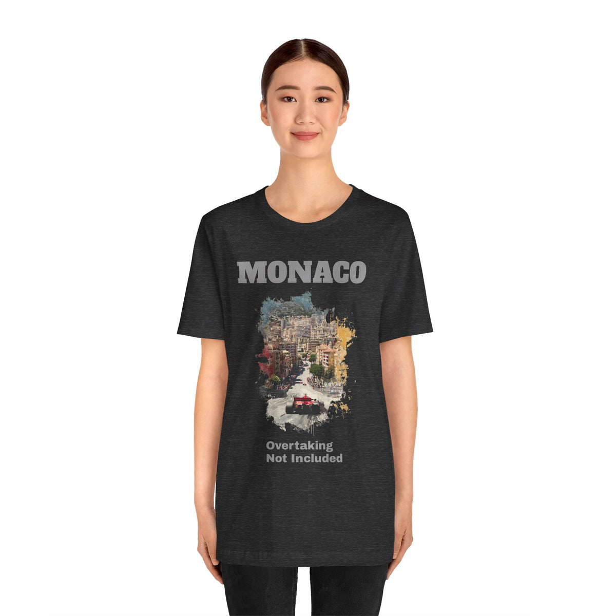 Monaco Grand Prix T-Shirt | Overtaking Not Included - Light-Weight Classic Tee (Female Fit)