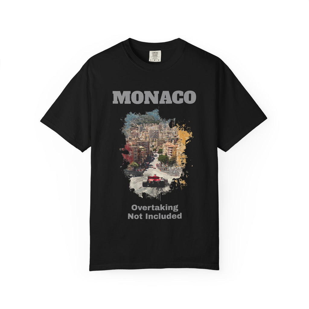 Monaco Grand Prix T-Shirt | Overtaking Not Included - Heavy-Weight Classic Tee