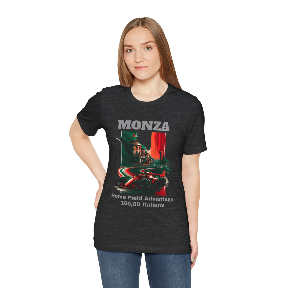 Monza Grand Prix T-Shirt | Home Field Advantage - 100,000 Italians | Light-Weight Classic Tee (Female Fit)