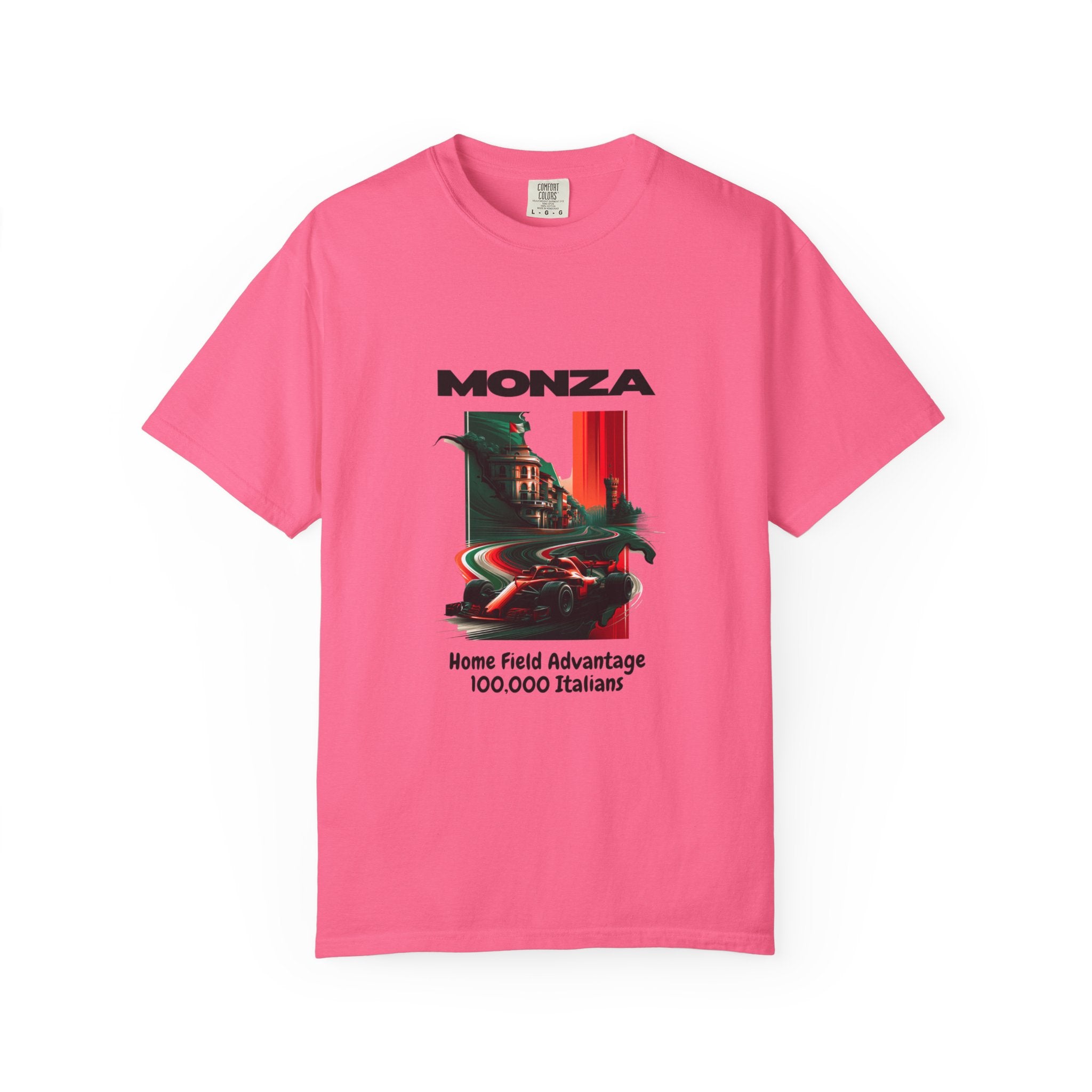 Monza Vintage Racing T-Shirt — "Home Field Advantage" Italian Circuit Tee - Multicolor