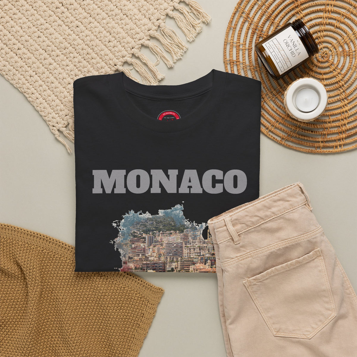 Monaco Grand Prix T-Shirt | Overtaking Not Included - Traditional-Weight Classic Tee (Unisex Fit)