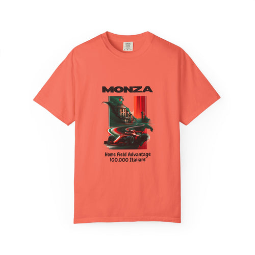 Monza Vintage Racing T-Shirt — "Home Field Advantage" Italian Circuit Tee - Multicolor