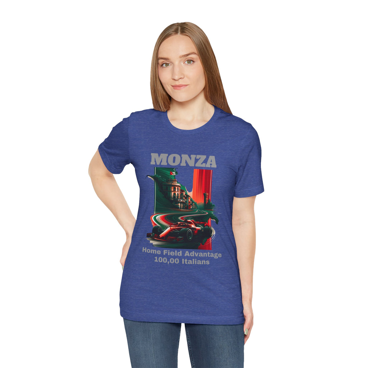 Monza Grand Prix T-Shirt | Home Field Advantage - 100,000 Italians | Light-Weight Classic Tee (Female Fit)