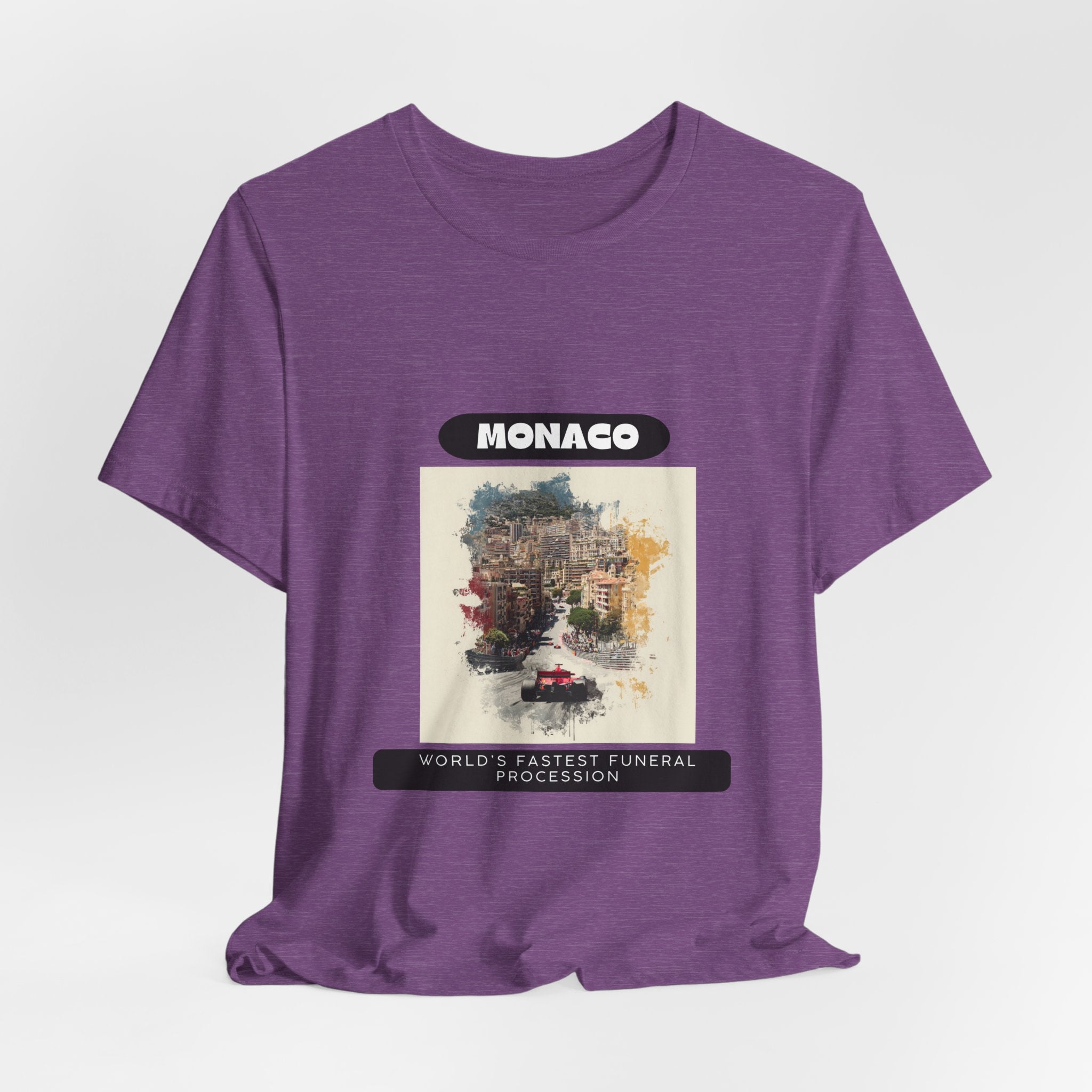 Monaco Grand Prix T-Shirt | World's Fastest Funeral Procession | Classic Tee