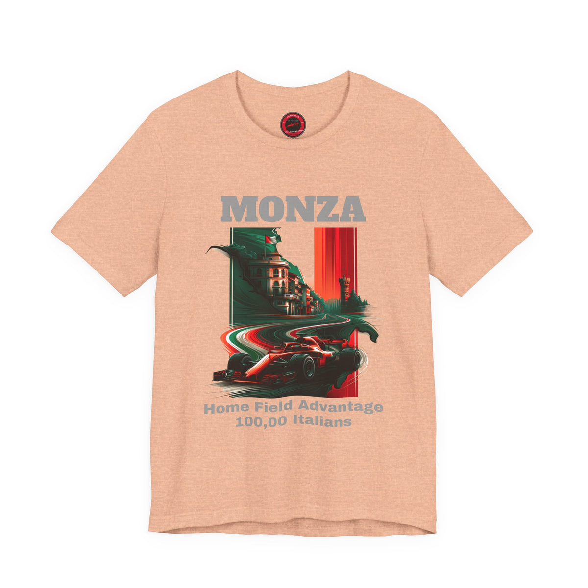 Monza Grand Prix T-Shirt | Home Field Advantage - 100,000 Italians - Light-Weight Classic Tee (Female Fit)