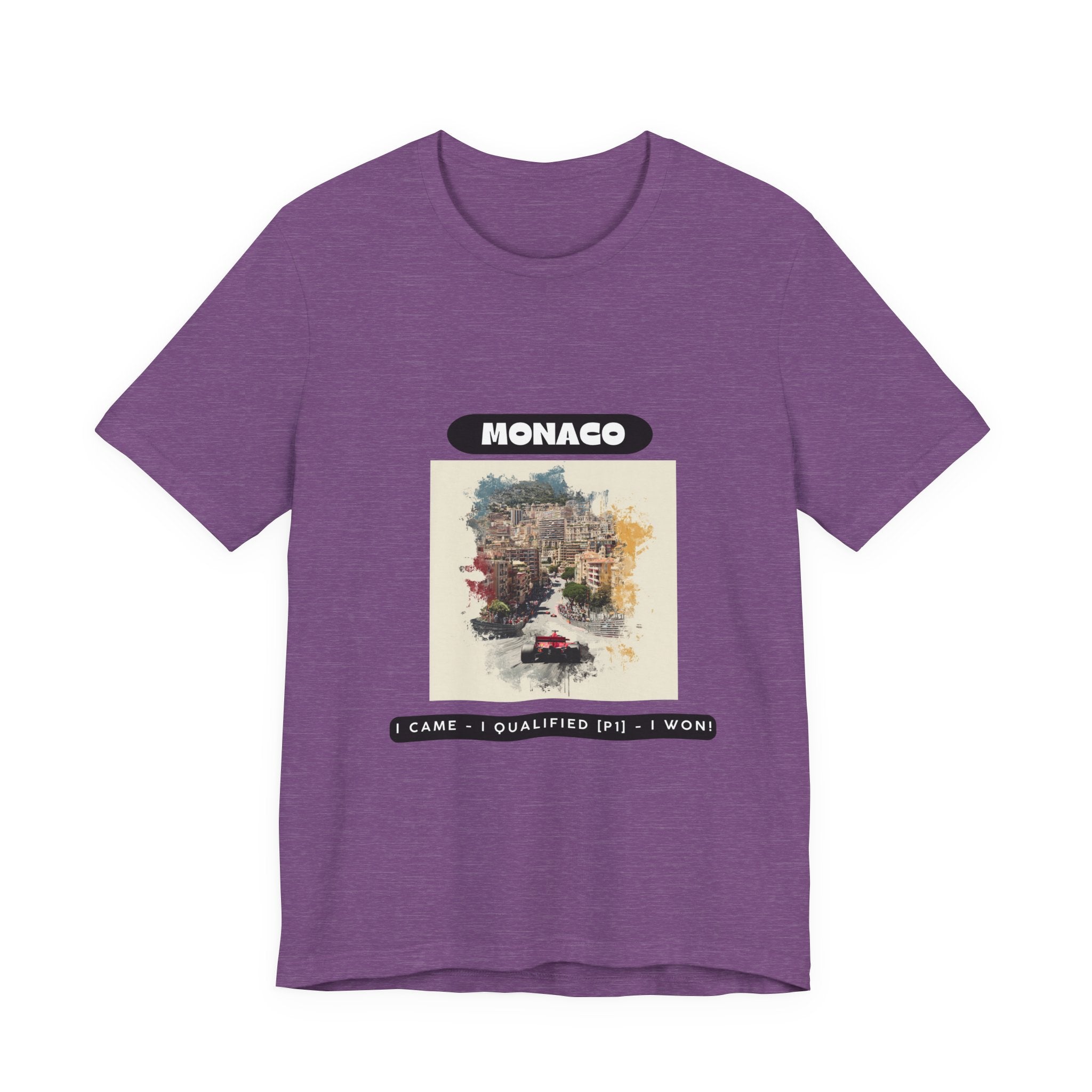 Monaco Grand Prix T-Shirt | I Came - I Qualified [P1] - I Won! | Classic Tee