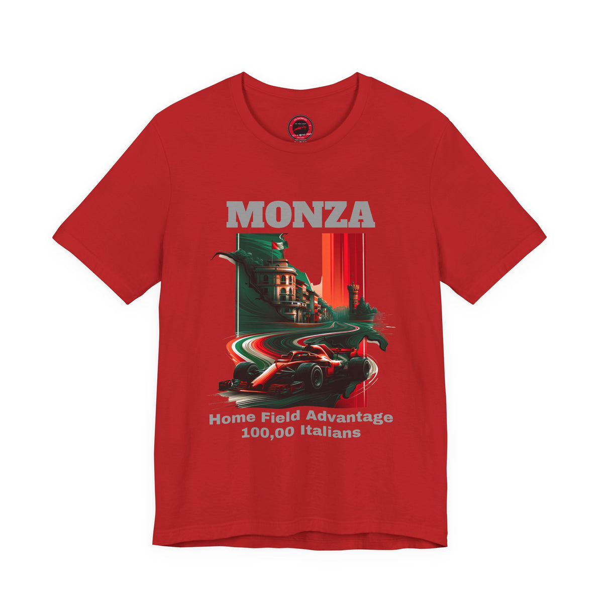 Monza Grand Prix T-Shirt | Home Field Advantage - 100,000 Italians | Light-Weight Classic Tee (Female Fit)