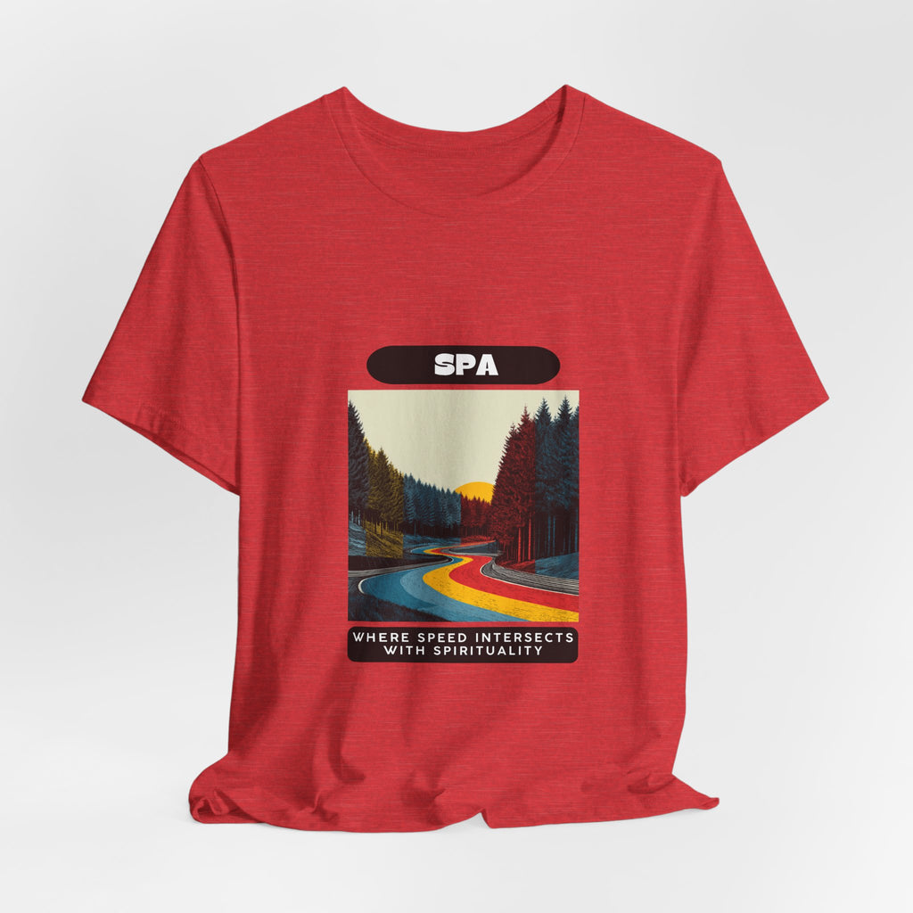 Spa Grand Prix T-Shirt | Where Speed Intersects With Spirituality | Classic Tee