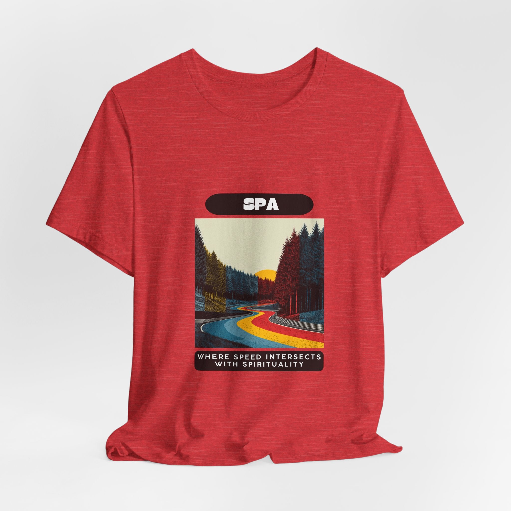 Spa Grand Prix T-Shirt | Where Speed Intersects With Spirituality | Classic Tee