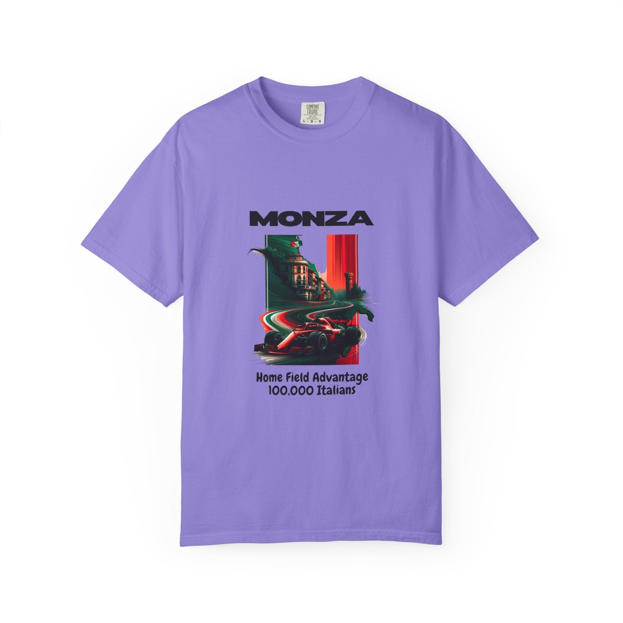 Monza Grand Prix T-Shirt | Home Field Advantage - 100,000 Italians | Heavyweight Classic Tee