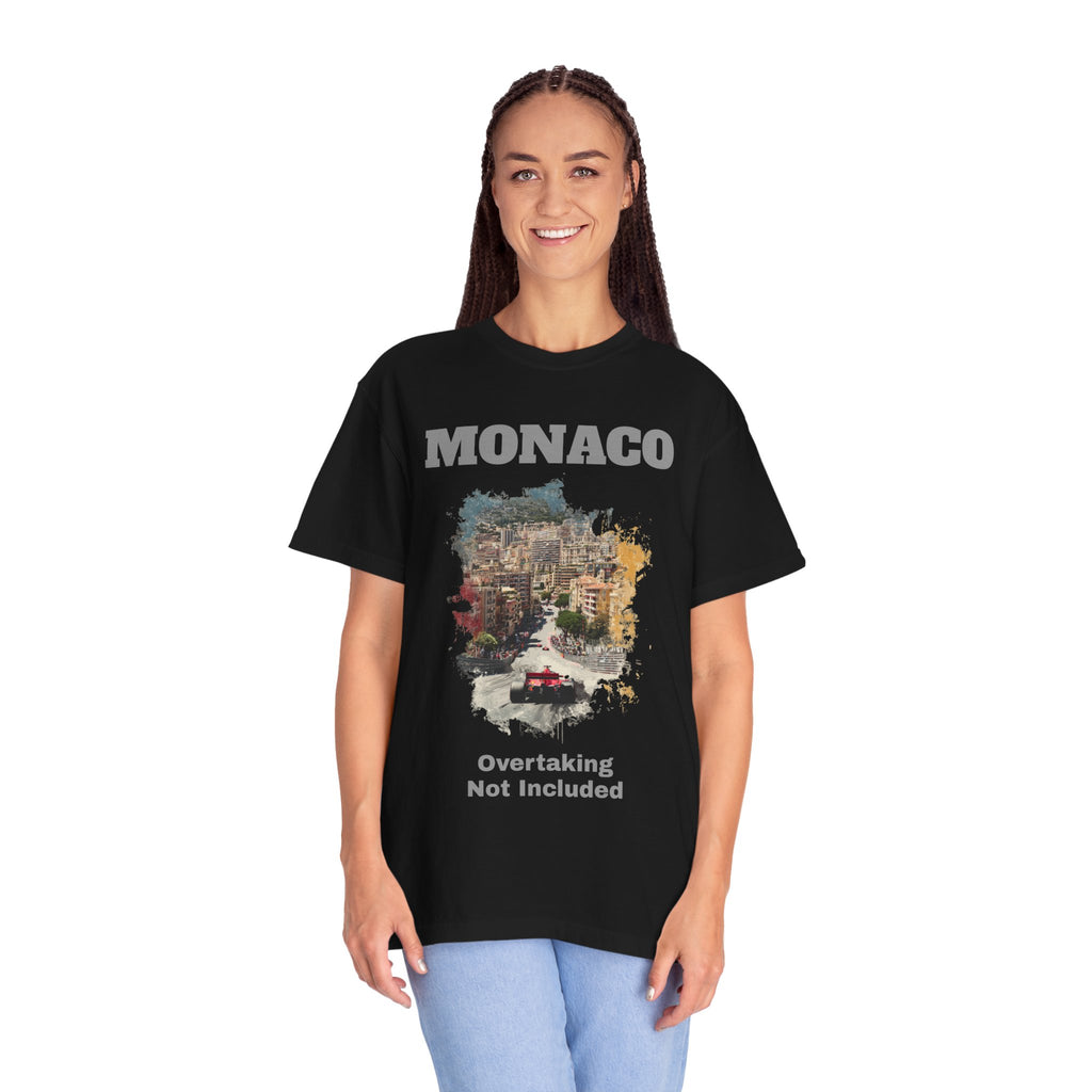 Monaco Grand Prix T-Shirt | Overtaking Not Included - Heavy-Weight Classic Tee