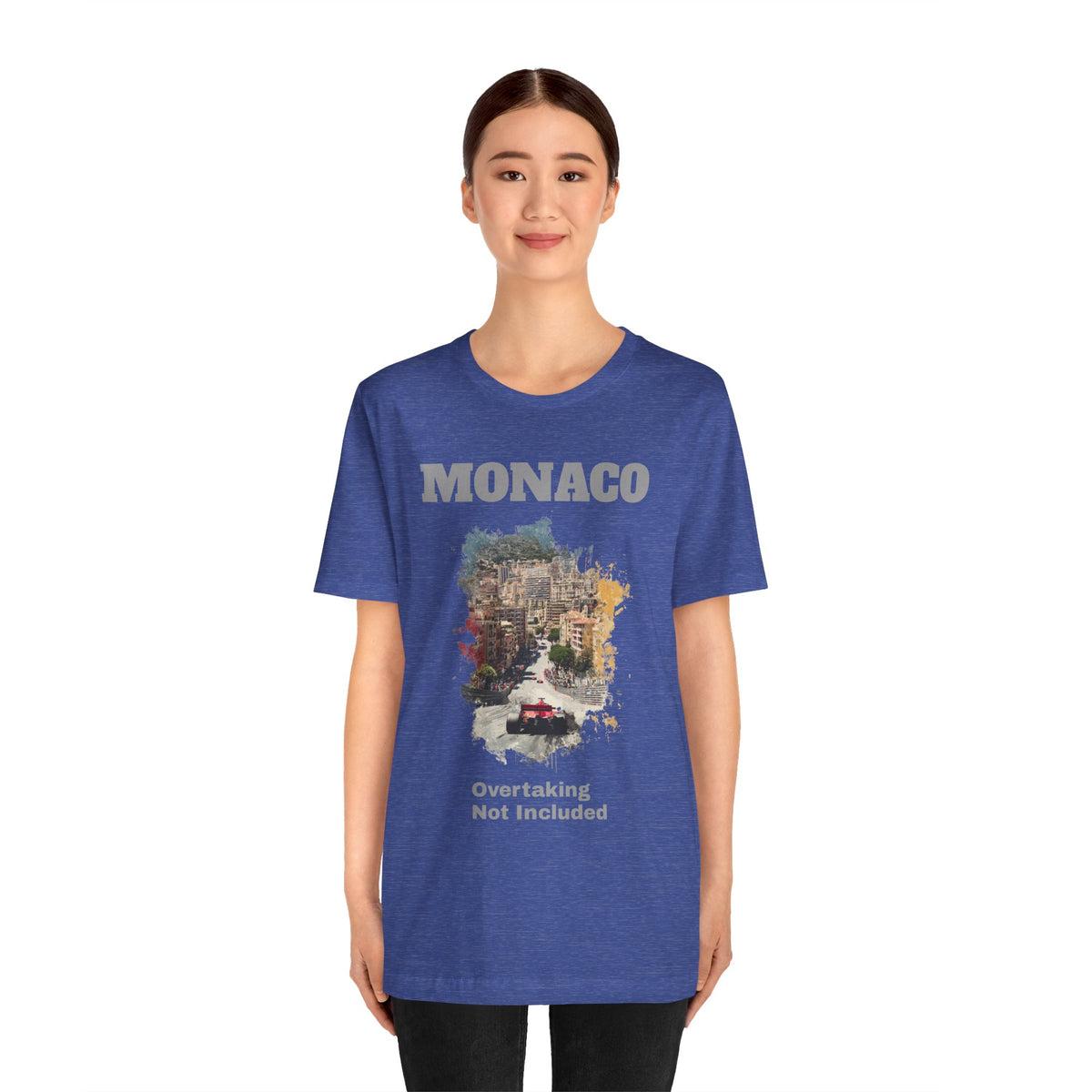 Monaco Grand Prix T-Shirt | Overtaking Not Included - Light-Weight Classic Tee (Female Fit)