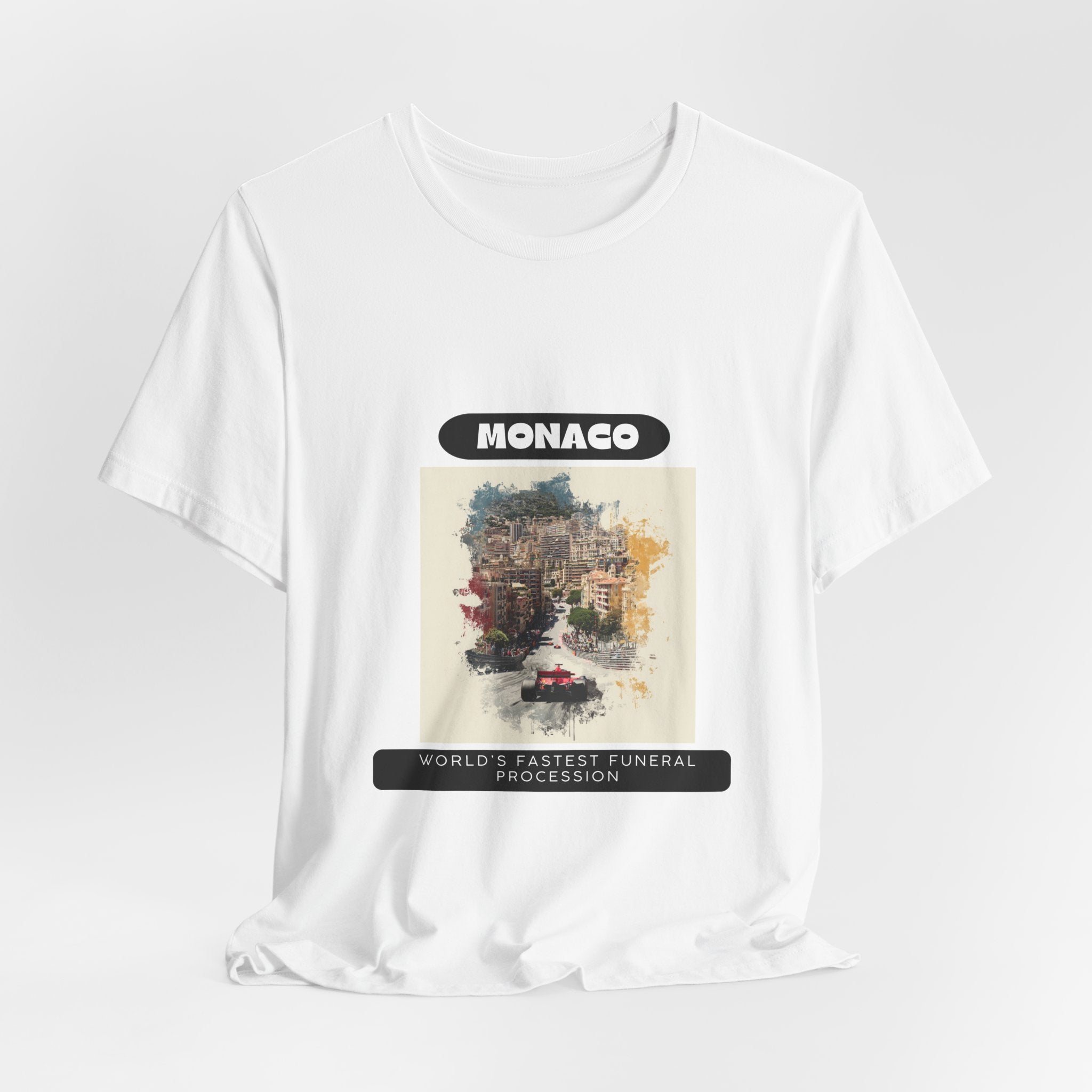 Monaco Grand Prix T-Shirt | World's Fastest Funeral Procession | Classic Tee