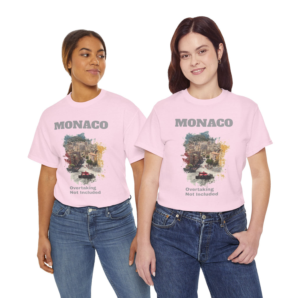 Monaco Grand Prix T-Shirt | Overtaking Not Included - Traditional-Weight Classic Tee (Unisex Fit)