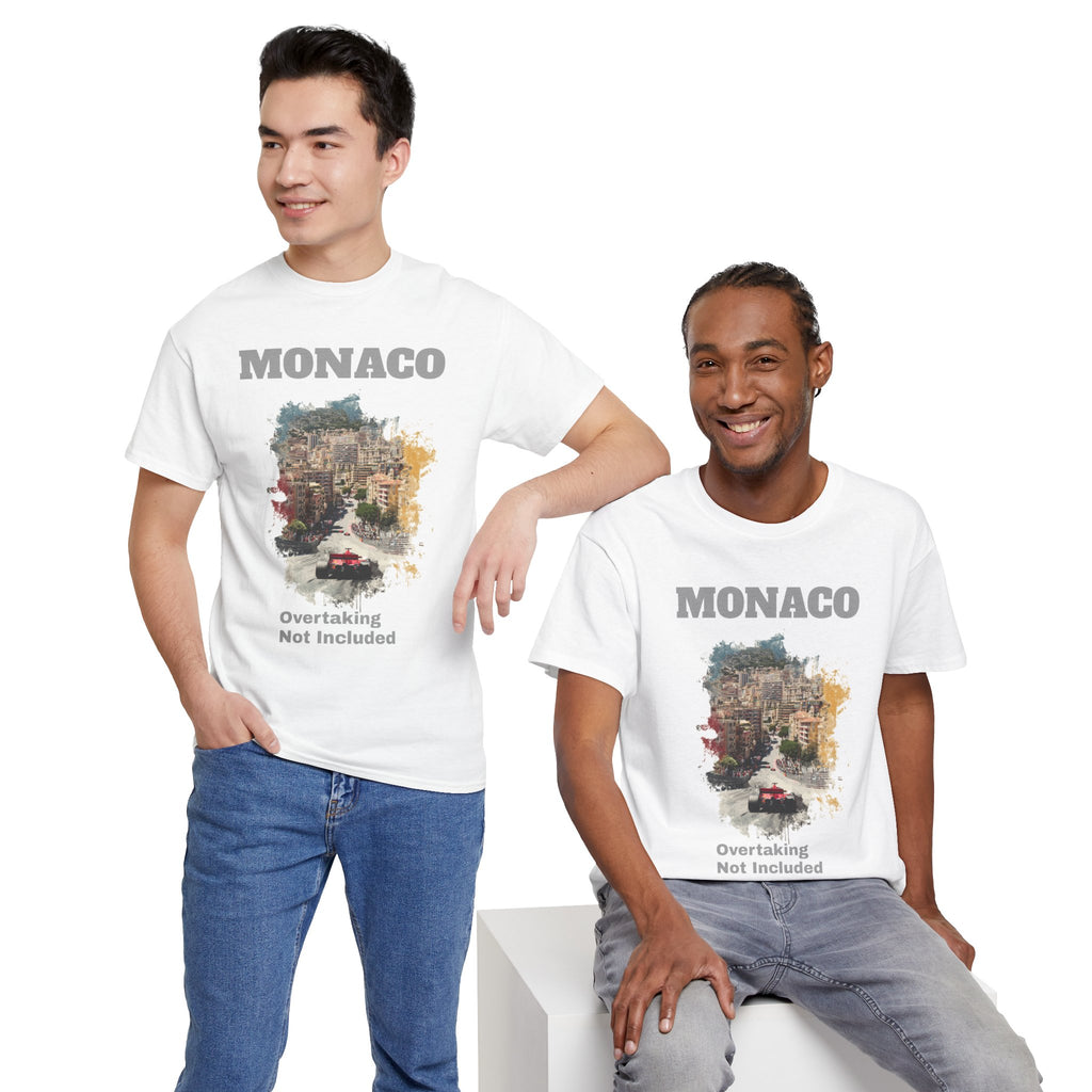 Monaco Grand Prix T-Shirt | Overtaking Not Included - Traditional-Weight Classic Tee (Unisex Fit)