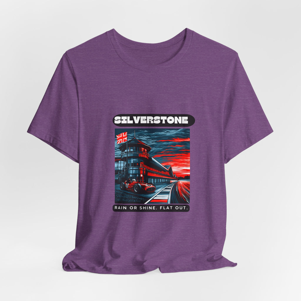 Silverstone Grand Prix T-Shirt | Rain or Shine. Flat Out. | Classic Tee
