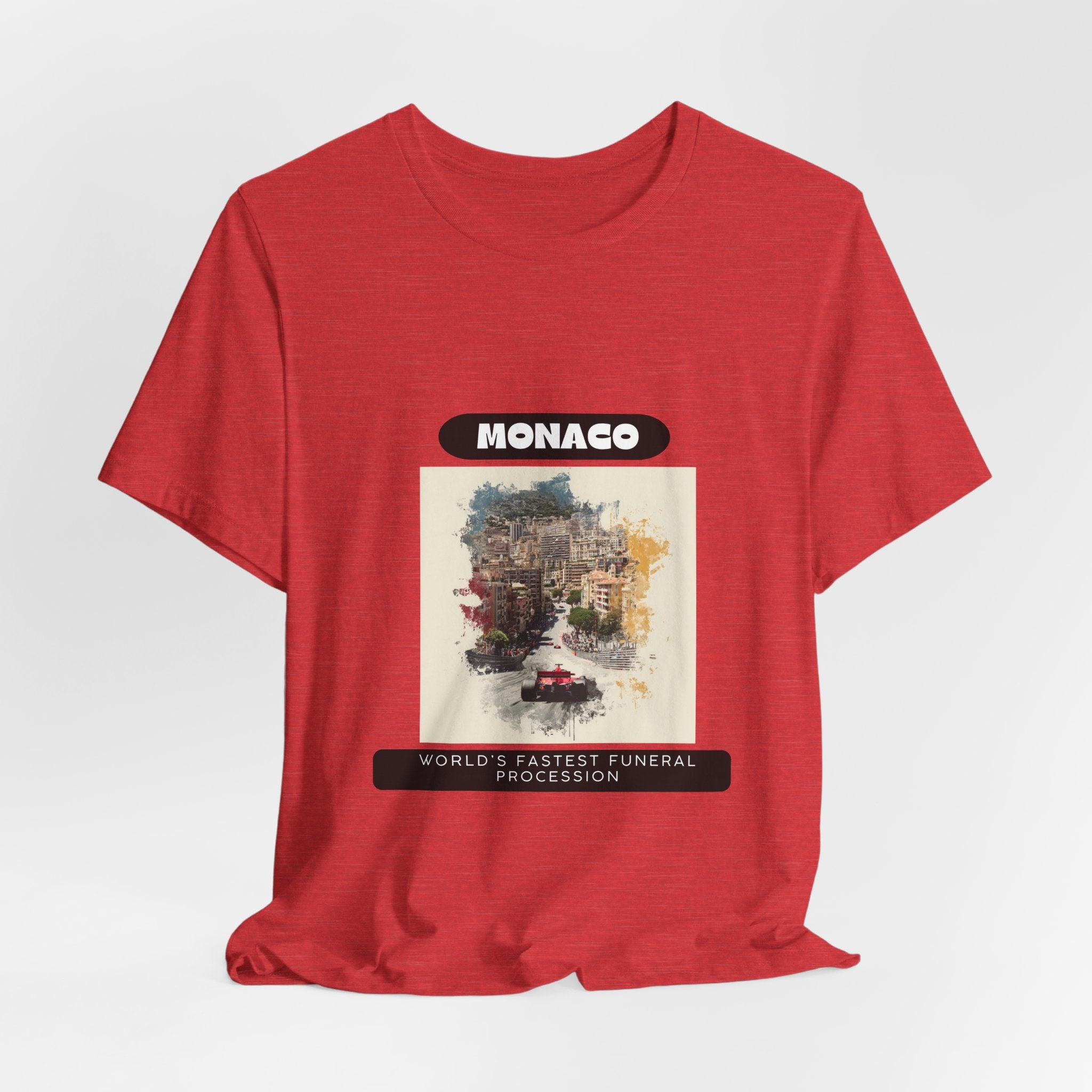 Monaco Grand Prix T-Shirt | World's Fastest Funeral Procession | Classic Tee