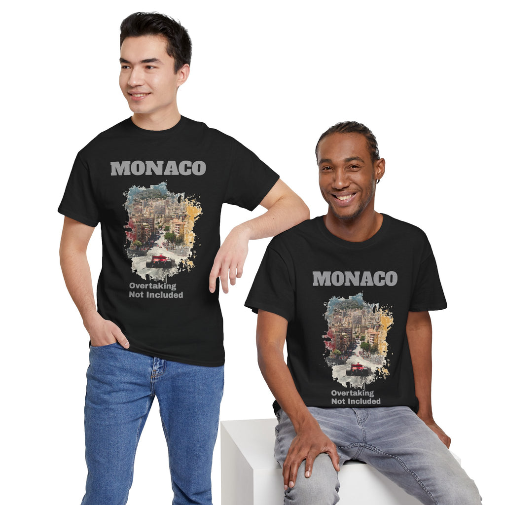 Monaco Grand Prix T-Shirt | Overtaking Not Included - Traditional-Weight Classic Tee (Unisex Fit)