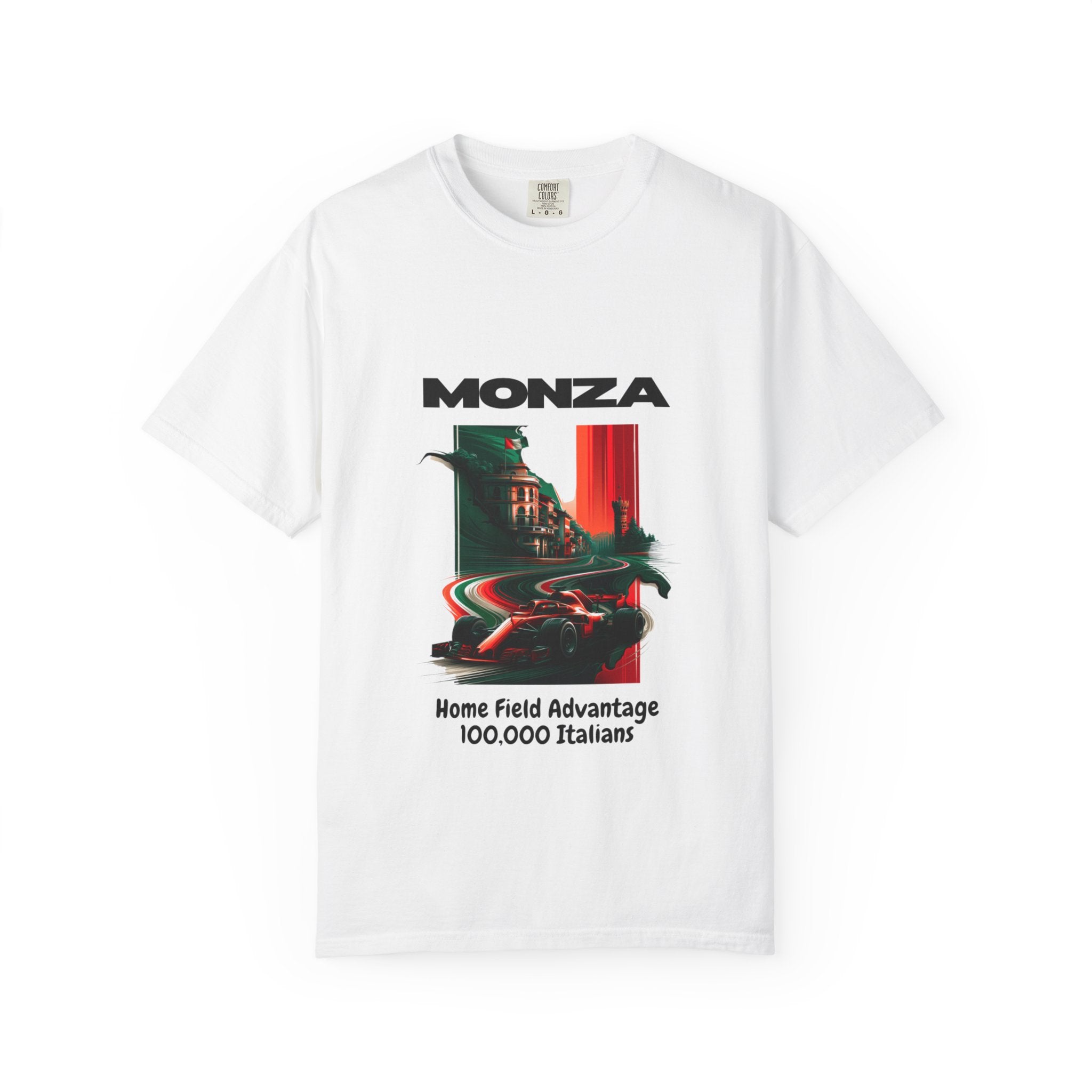 Monza Grand Prix T-Shirt | Home Field Advantage - 100,000 Italians | Multiple Colors - HEAVYWEIGHT Classic Tee