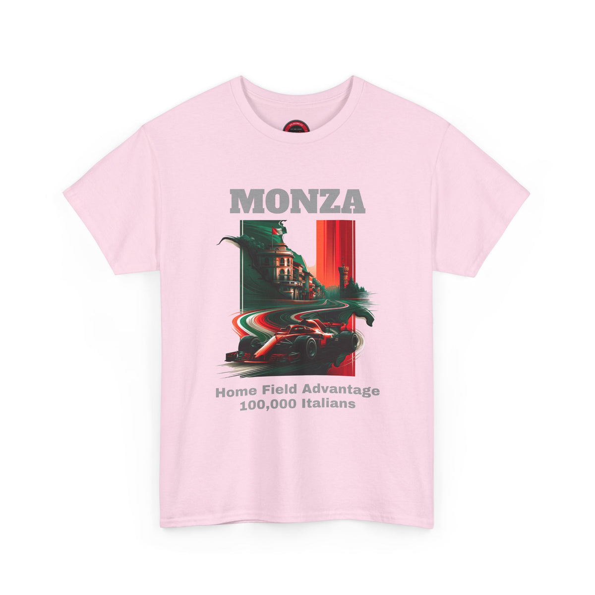 Monza Grand Prix T-Shirt | Home Field Advantage - 100,000 Italians | Traditional-Weight Classic Tee (Unisex Fit)