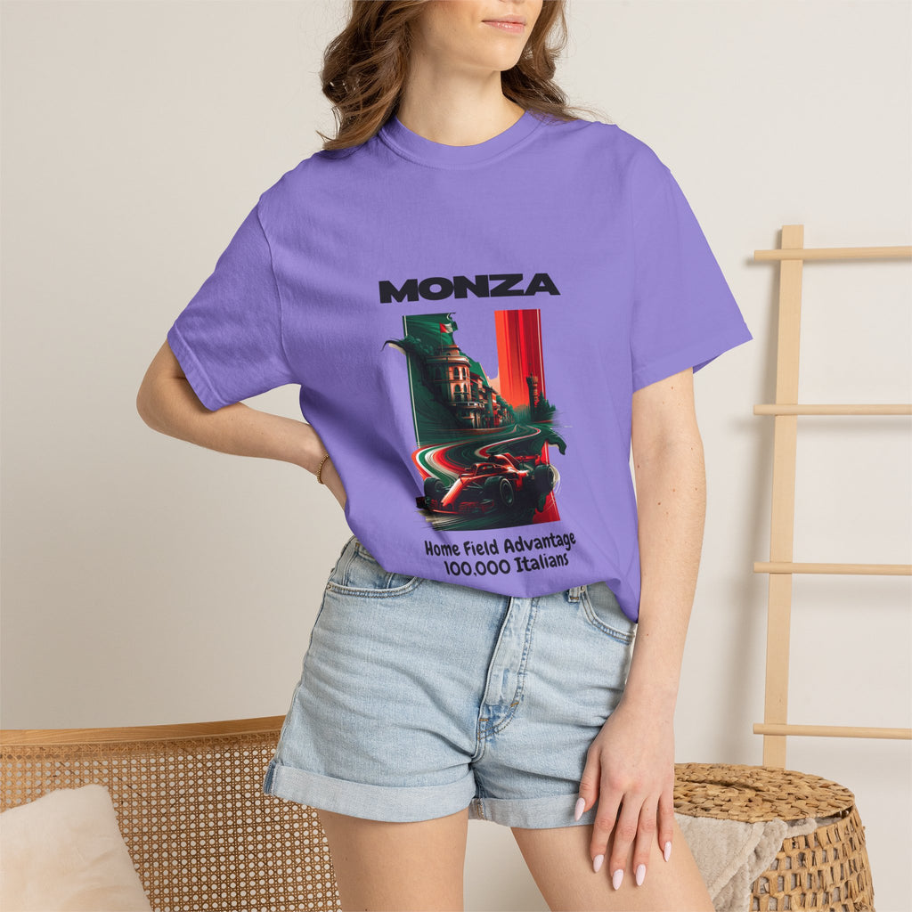 Monza Grand Prix T-Shirt | Home Field Advantage - 100,000 Italians | Heavyweight Classic Tee