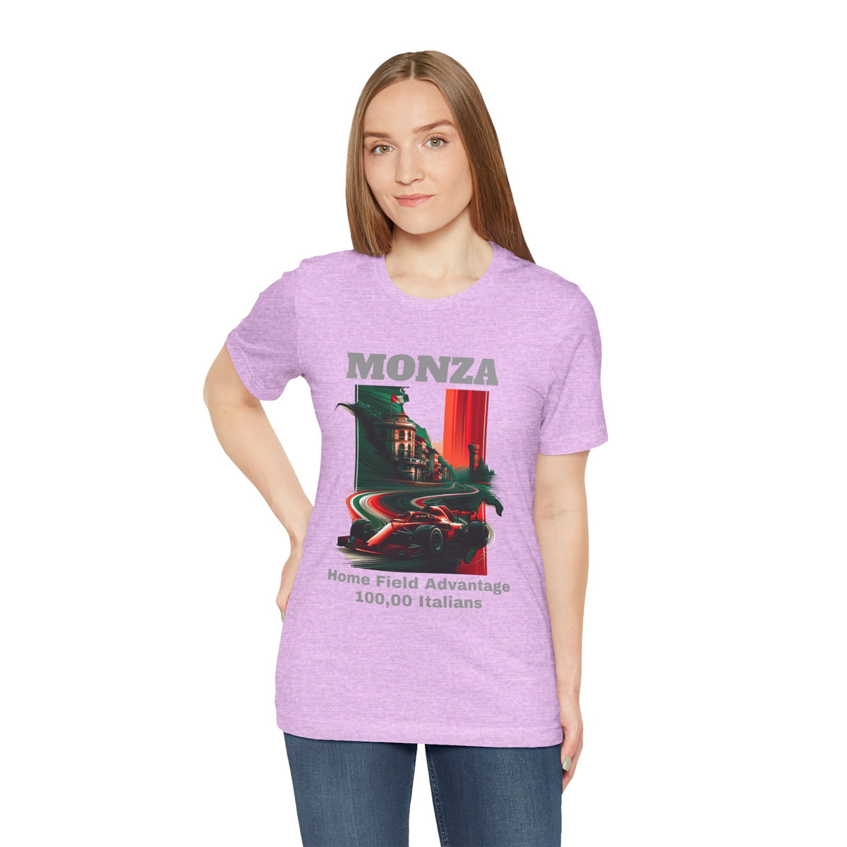 Monza Grand Prix T-Shirt | Home Field Advantage - 100,000 Italians | Light-Weight Classic Tee (Female Fit)