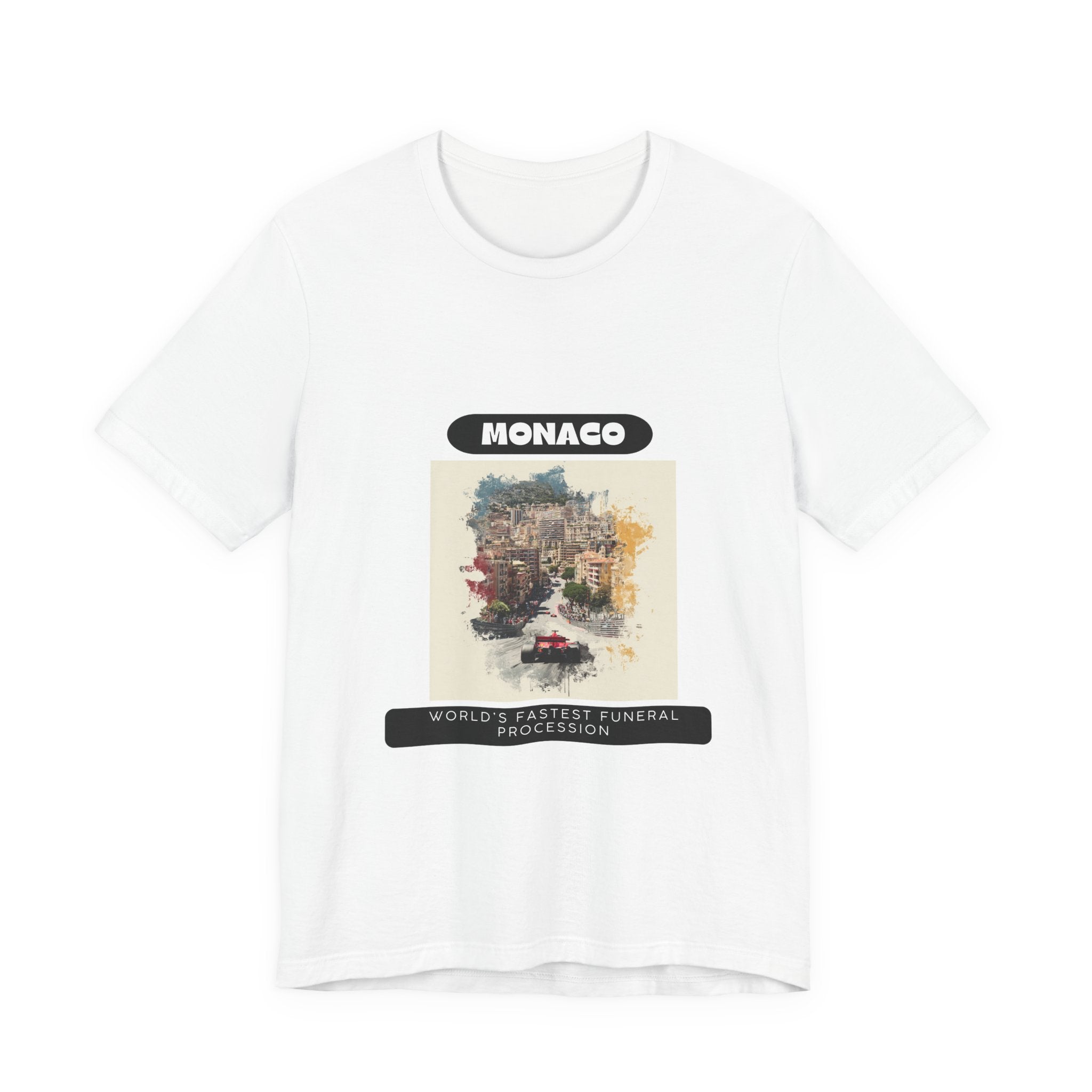 Monaco Grand Prix T-Shirt | World's Fastest Funeral Procession | Classic Tee