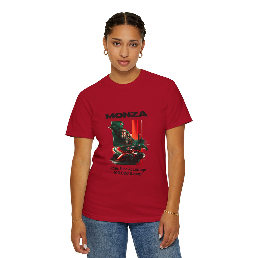 Monza Vintage Racing T-Shirt — "Home Field Advantage" Italian Circuit Tee - Multicolor