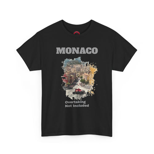 Monaco Grand Prix T-Shirt | Overtaking Not Included - Traditional-Weight Classic Tee (Unisex Fit)