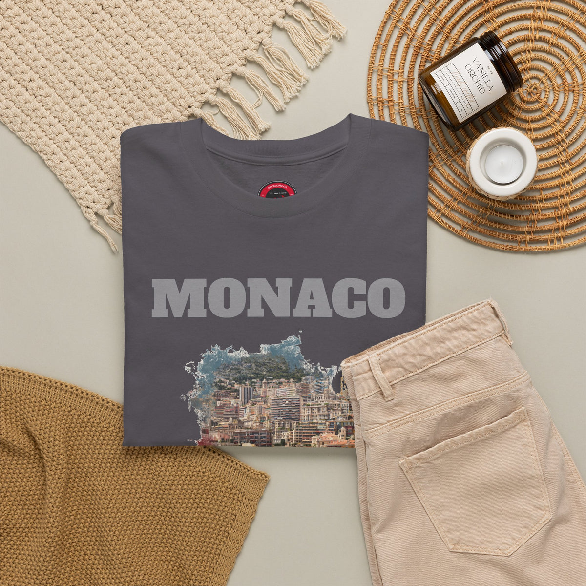 Monaco Grand Prix T-Shirt | Overtaking Not Included - Traditional-Weight Classic Tee (Unisex Fit)