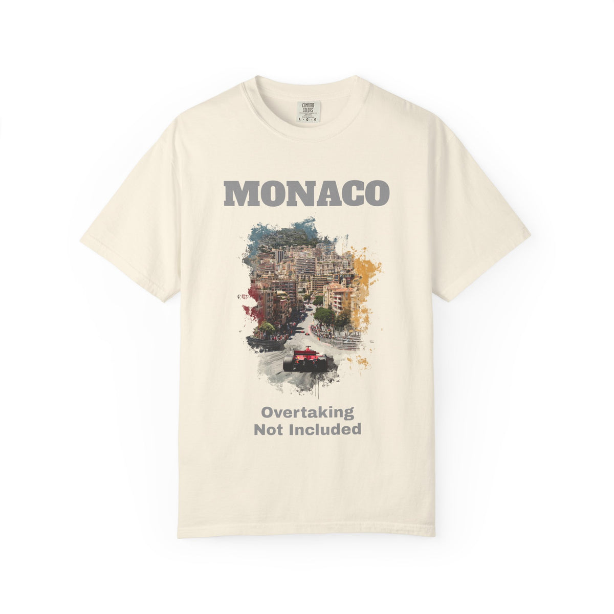 Monaco Grand Prix T-Shirt | Overtaking Not Included - Heavy-Weight Classic Tee