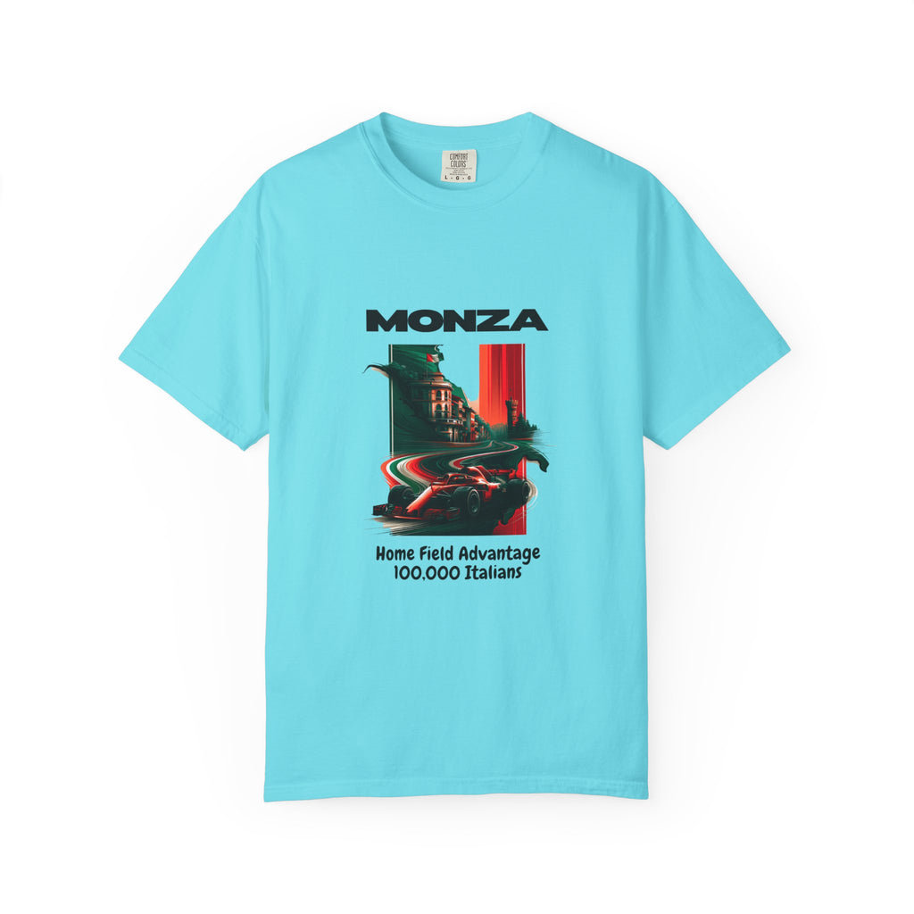 Monza Vintage Racing T-Shirt — "Home Field Advantage" Italian Circuit Tee - Multicolor